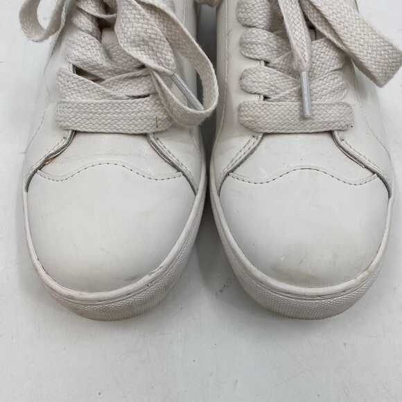 Kate Spade White Leather Classic Fez Sneakers | Women’s Size 8